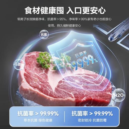 容声（Ronshen） 210升 双温冷柜 大容量冰柜 家用商用 冷藏冷冻  一级能效 独立双温 卧式厨房冰箱BCD-210MSA 商品图5