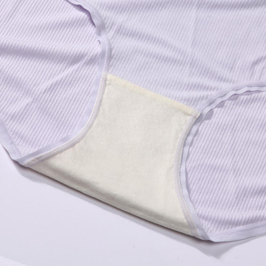 都市丽人健康木代尔系列纤柔绵内裤女人棉罗纹女士内裤低腰三角内裤LK43C1 商品图8