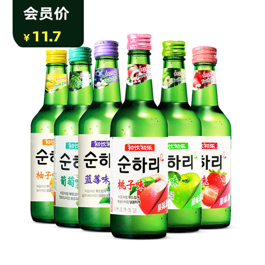 처음처럼순하리과일맛 初饮初乐果味烧酒 商品图0