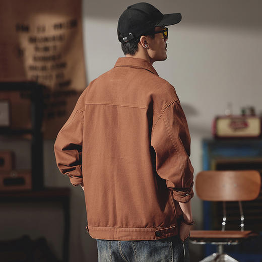 【新款DQ】大依优型大码牛仔外套新款牛仔衣青年百搭上衣潮款加肥加大胖子 商品图2