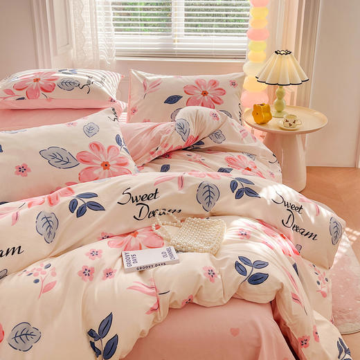 利路米24年新款全棉印花四件套月汐 商品图5