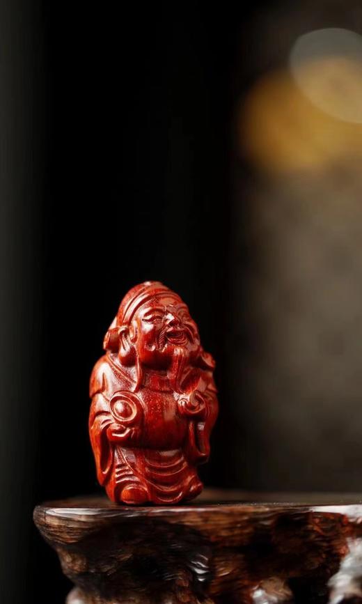 小财神°小叶紫檀手把件 商品图3