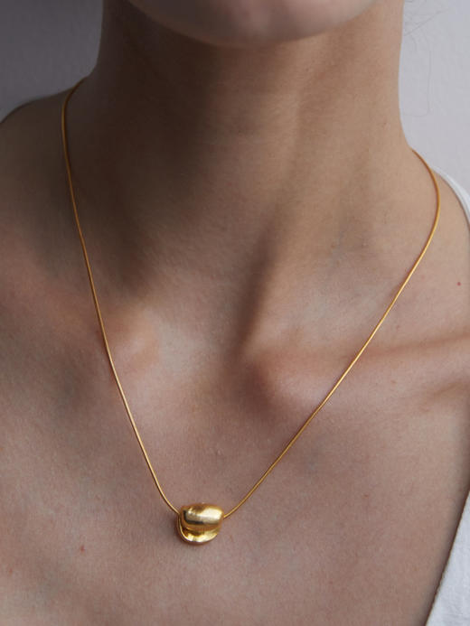 ABOAB｜FOLD necklace [ 项链 金 / 银 ]【SCULPTING】 商品图2
