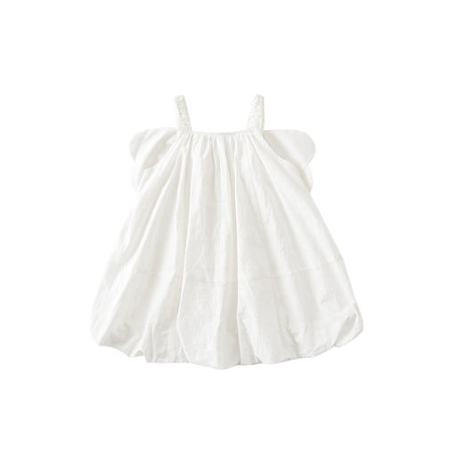  【巨可爱！】女童后背蝴蝶结吊带裙宝宝连衣裙2024夏季新款儿童纯色裙子 商品图5