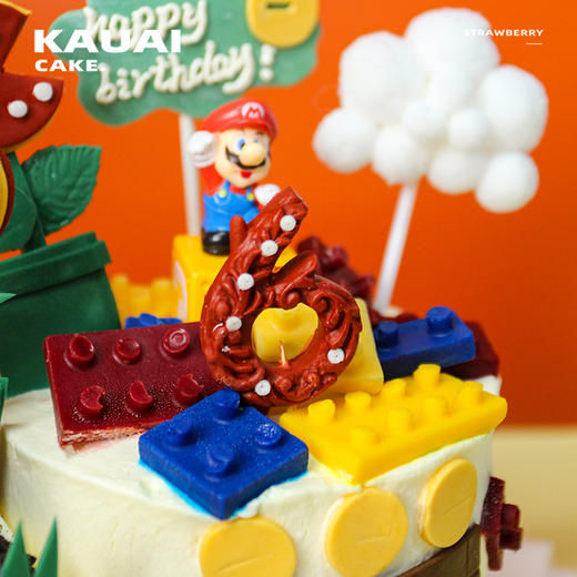 烤爱·生日蛋糕系列·超级蓝色玛丽奥组合·儿童蛋糕 男生蛋糕 奥利奥奶油·聚会生日节日【仅限深圳同城配送】 商品图4