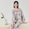 3部顶瓜瓜繁花女士纯棉长袖家居服套装DJJWC-AQW21752 商品缩略图5