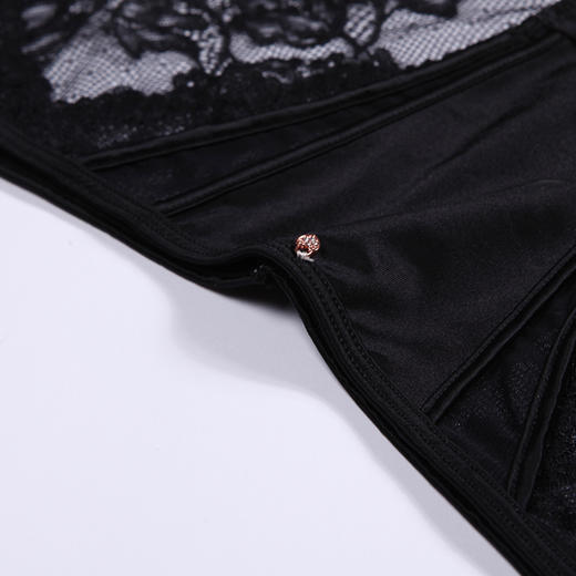 都市丽人时尚系列蕾丝网布内裤女蕾丝女士内裤低腰修腿裤LK43E5 商品图5