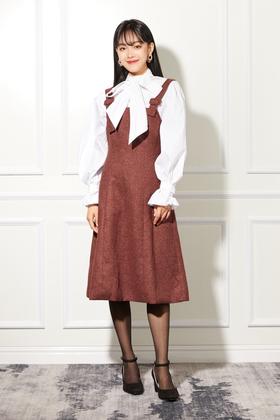 amadella 复古红色吊带连衣裙 10867