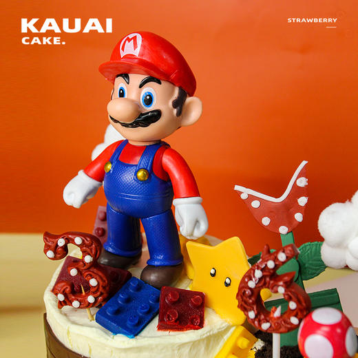 烤爱·生日蛋糕系列·超级蓝色玛丽奥组合·儿童蛋糕 男生蛋糕 奥利奥奶油·聚会生日节日【仅限深圳同城配送】 商品图1