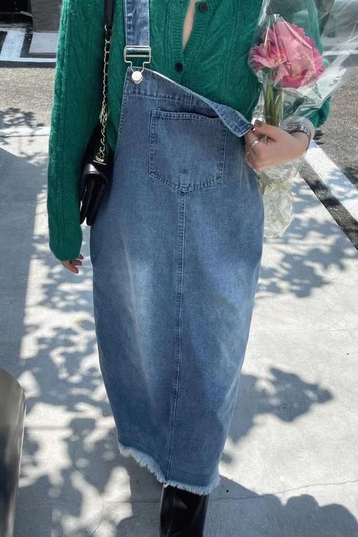 WHO KNOWS 时髦牛仔背带连衣裙 14167 商品图2