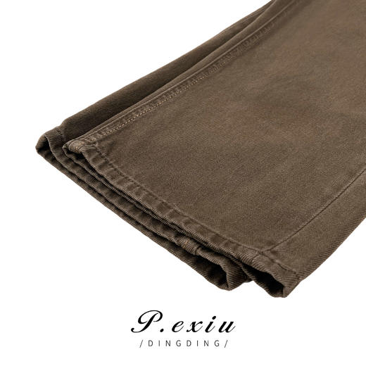 04-4潘依绣丁丁宠粉秋冬新款复古水洗宽松百搭休闲牛仔裤 K9116 商品图3