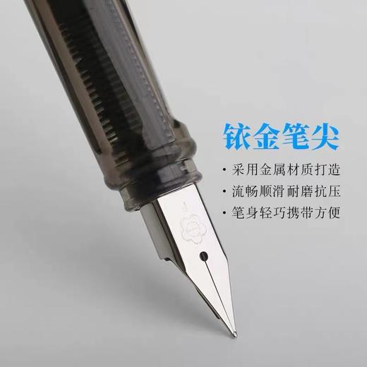 英雄钢笔396套装 1套 学生练字小学书写三四年级可替换墨囊墨水两用铱金笔HERO 商品图1