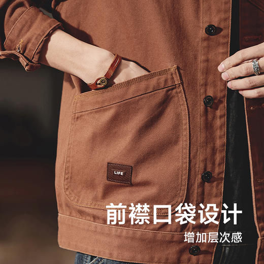 【新款DQ】大依优型大码牛仔外套新款牛仔衣青年百搭上衣潮款加肥加大胖子 商品图3