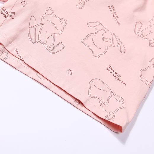 都市丽人亲情蜜语生活家居春夏睡衣女凉感无尘棉家居服薄款短袖短裤女士套装LH49A1 商品图12