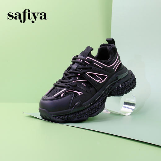 超值精选|Safiya/索菲娅2024网面厚底机能老爹鞋SF33912384 商品图4