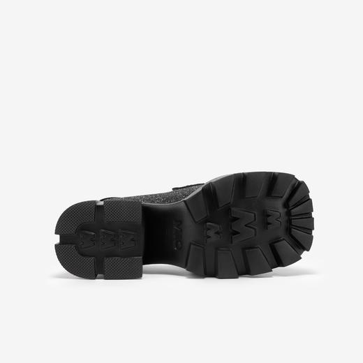 MIO米奥春季方头高跟乐福鞋复古学院通勤深口单鞋女鞋M241530257C09 商品图3