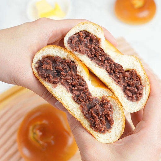 🔥🔥🔥山姆火到要抢的红豆包来了！限时买一赠一啦！！ 【怪力食厂】绵软细腻的红豆沙🫘，多多多到爆浆，一口超满足🥰🥰。面包软fufu有韧性，老人小孩👵👧都爱吃，打工人，宝妈，学生党必备 商品图2