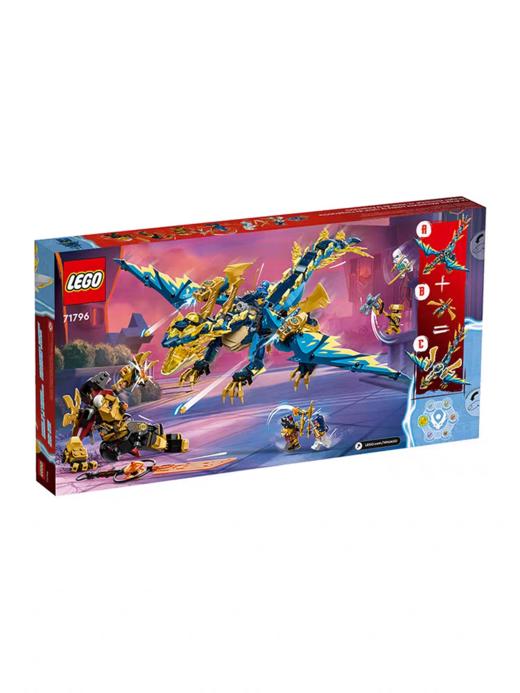 乐高幻影忍者系列71796元素神龙大战皇后机甲男孩积木玩具礼物 商品图0