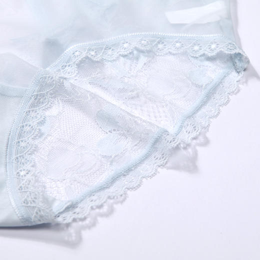 都市丽人时尚系列蕾丝网布内裤女蕾丝女士内裤低腰三角内裤LK43E2 商品图7