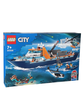 LEGO乐高60368极地巨轮城市系列儿童益智拼装积木男女孩玩具礼物