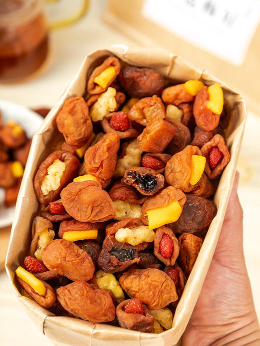 【甄选】一包梅好混合蜜饯果干酸甜梅子软糯水果干500g/包 商品图3