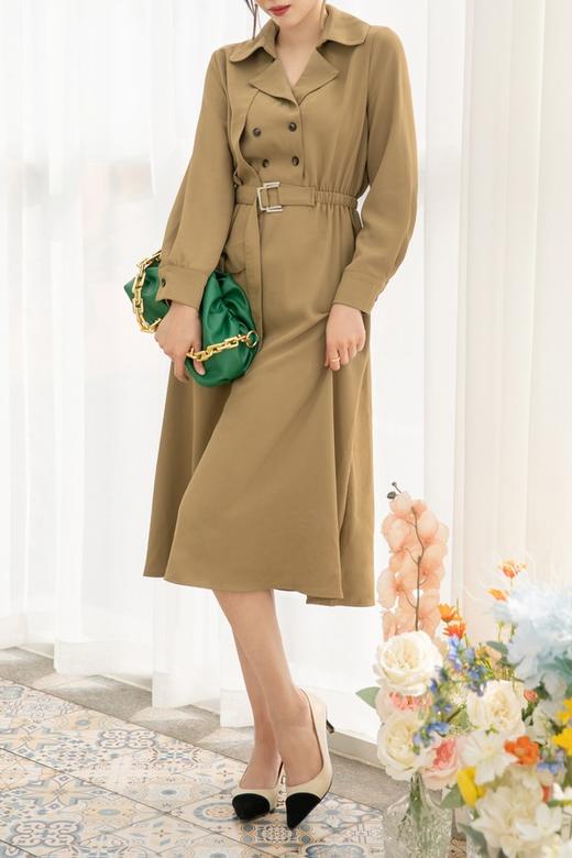 Le Malene 优雅感风衣式连衣裙 14536 商品图3