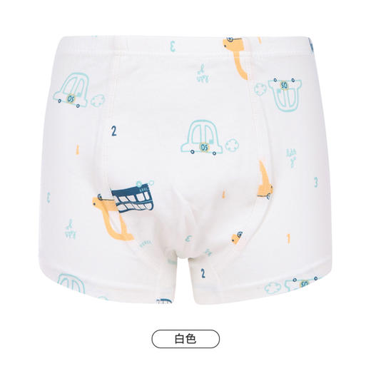 都市丽人眯雅佳基础系列舒肤棉男童纯棉童装内裤儿童平角内裤JK4B02 商品图9