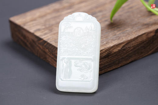 和田白玉【御龙观音】 配精美挂绳 商品图1