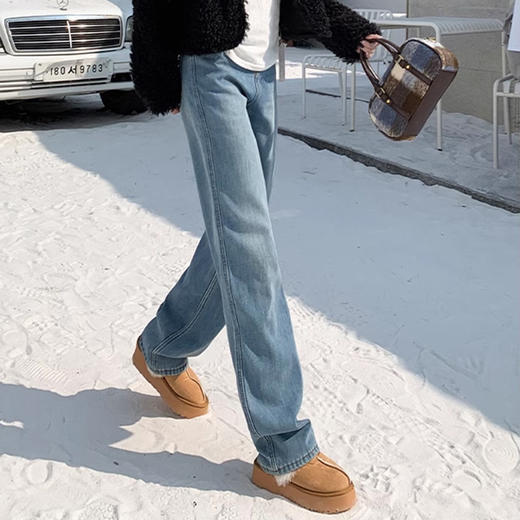 裁缝学苑AS195高腰窄版阔腿牛仔裤纸样女装裤子直筒拖地裤打版裁剪样板 商品图4