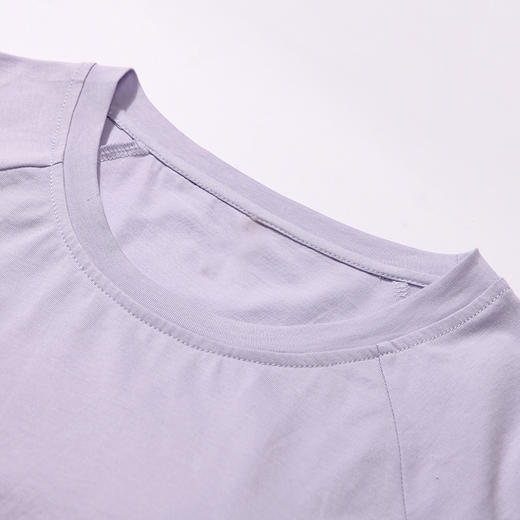 都市丽人生活家居春夏睡衣女32支CVC单面家居服薄款短袖裙女士睡裙LH46D7 商品图5