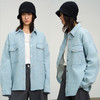 【郭碧婷同款】UMILAB【半数】优质100%长绒棉菱形格肌理感廓形衬衫外套BC716H 商品缩略图2