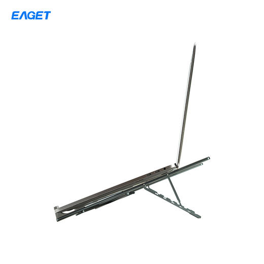 忆捷苹果Macbook联想拯救者小新华为戴尔笔记本电脑散热支架底座 折叠升降式手提平板便携增高可收纳支架Z6 商品图3