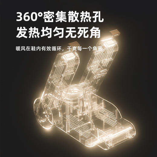 【现货】【龙贝莱甄选】【智能定时烘鞋神器】伸缩快速烘干鞋家用鞋子烘干鞋器 H241271858 商品图3