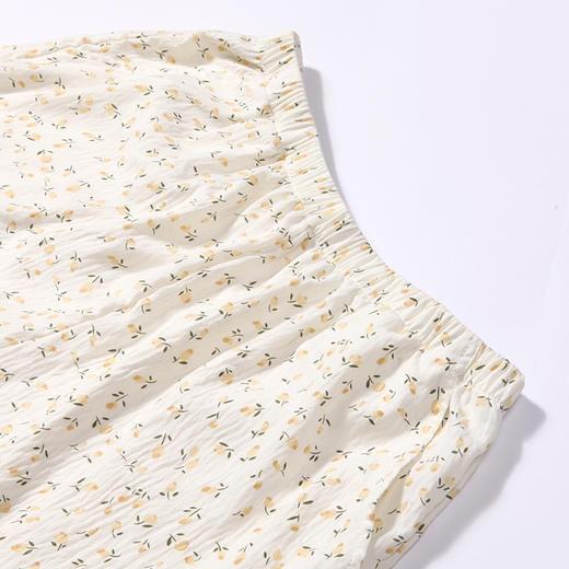 都市丽人亲情蜜语舒适外出春夏睡衣女软绵绵家居服薄款短袖短裤女士套装LH49A3 商品图11