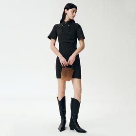 SELFWHO 中式女装中国风旗袍连衣裙2024新款春复古盘扣设计感裙子