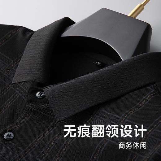 【桑蚕丝】【新款DK】大依优型大码男装口袋短袖Polo衫翻领加肥加大透气吸汗夏季上衣半袖t恤夏装 商品图2