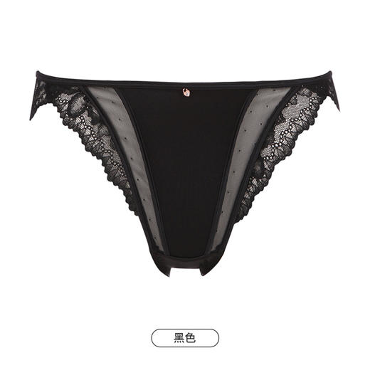 都市丽人时尚系列蕾丝网布内裤女蕾丝女士内裤低腰修腿裤LK43E5 商品图10