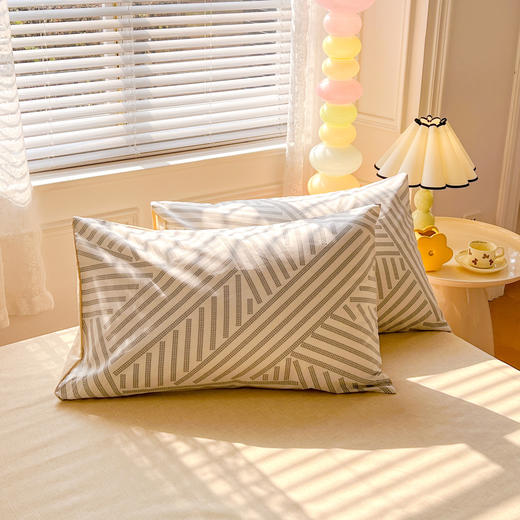 利路米24年春夏新款全棉印花四件套原木风 商品图4