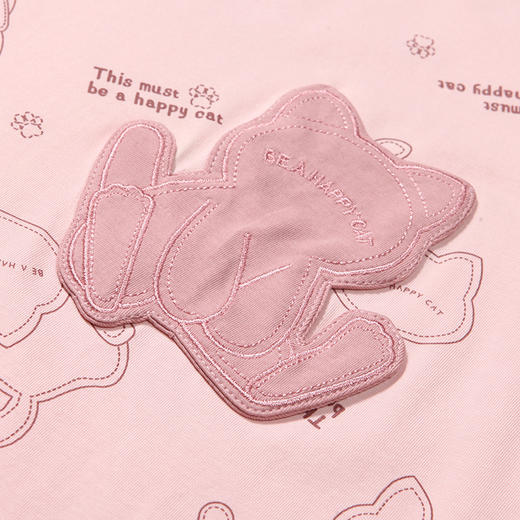 都市丽人亲情蜜语生活家居春夏睡衣女凉感无尘棉家居服薄款短袖短裤女士套装LH49A1 商品图9