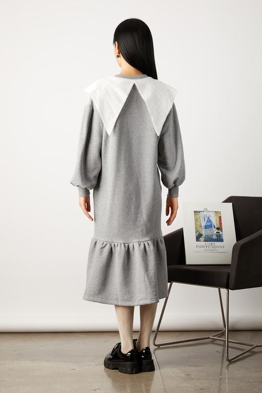 Stay2Weeks 娃娃领灰色连衣裙 10858 商品图2