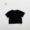 超值两件装【潮童必备！百搭黑白灰】儿童短袖T恤夏季男女童百搭韩版休闲宽松上衣宝宝童装 商品缩略图5