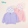 【商城同款】迪士尼2024春季女童外套连帽防风保暖开衫卫衣中小童棉弹舒适上衣231DS0888 商品缩略图1