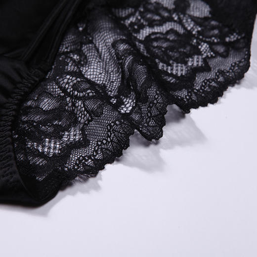 都市丽人时尚系列蕾丝网布内裤女蕾丝女士内裤低腰修腿裤LK43E5 商品图6