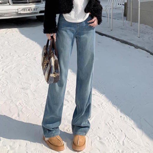 裁缝学苑AS195高腰窄版阔腿牛仔裤纸样女装裤子直筒拖地裤打版裁剪样板 商品图3