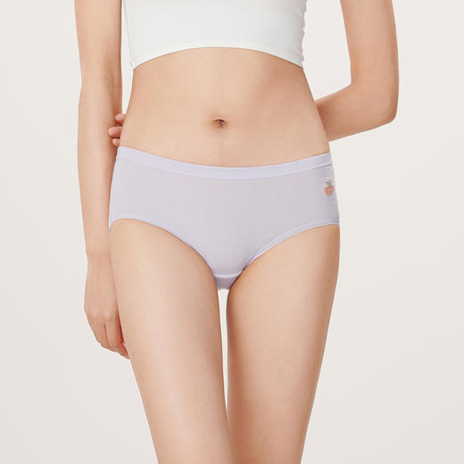 都市丽人健康木代尔系列纤柔绵内裤女人棉罗纹女士内裤低腰三角内裤LK43C1 商品图1