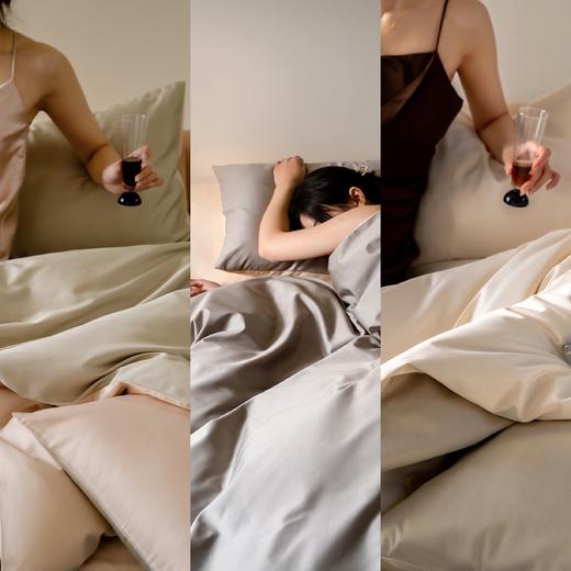 2024春 100S新疆长绒棉双拼床品三件套/四件套 床单款床笠款  雅致清爽春日色 商品图0