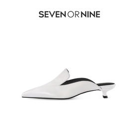 【促销款】7or9-空气棉后空凉拖满月黑标系列