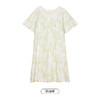 都市丽人生活家居春夏睡衣女梭织人棉家居服薄款短袖裙女士梭织棉睡裙LH46D2 商品缩略图8