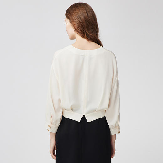 EITIE爱特爱夏季新款通勤百搭显瘦小上衣7413108 商品图5