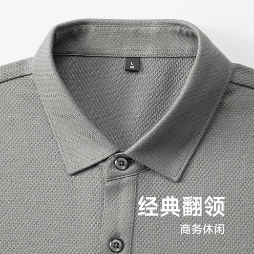 【100%棉】【新款DDY】大依优型大码男装短袖Polo衫翻领纯棉珠地网眼加肥加大透气吸汗夏季上衣半袖t恤夏装 商品图2